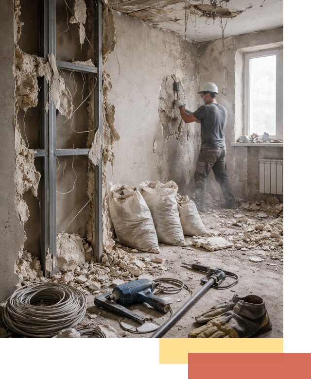 Профессиональный демонтаж зданий и конструкций в Лобне