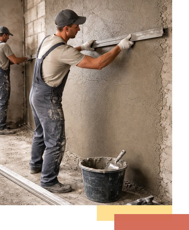 Штукатурка стен цементно-песчаная в Лобне профессионально