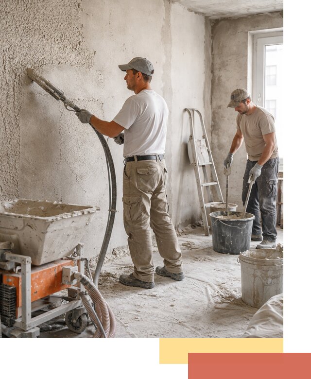 Машинная штукатурка стен в Лобне — быстро и качественно