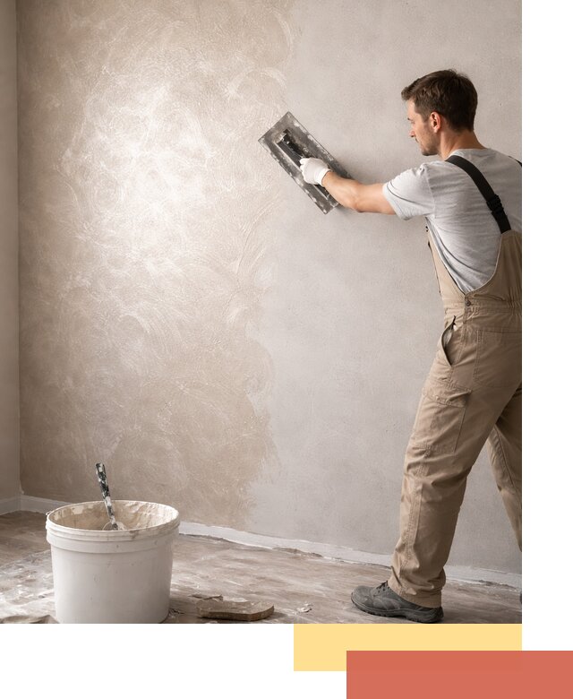 Декоративная штукатурка «Мокрый шелк» под ключ в Лобне