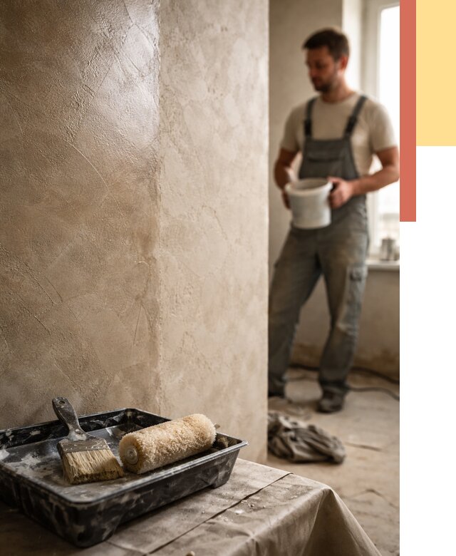 Нанесение воска на штукатурку в Лобне от 3614 руб. | Услуги ОТДЕЛОЧНИК-Лбн