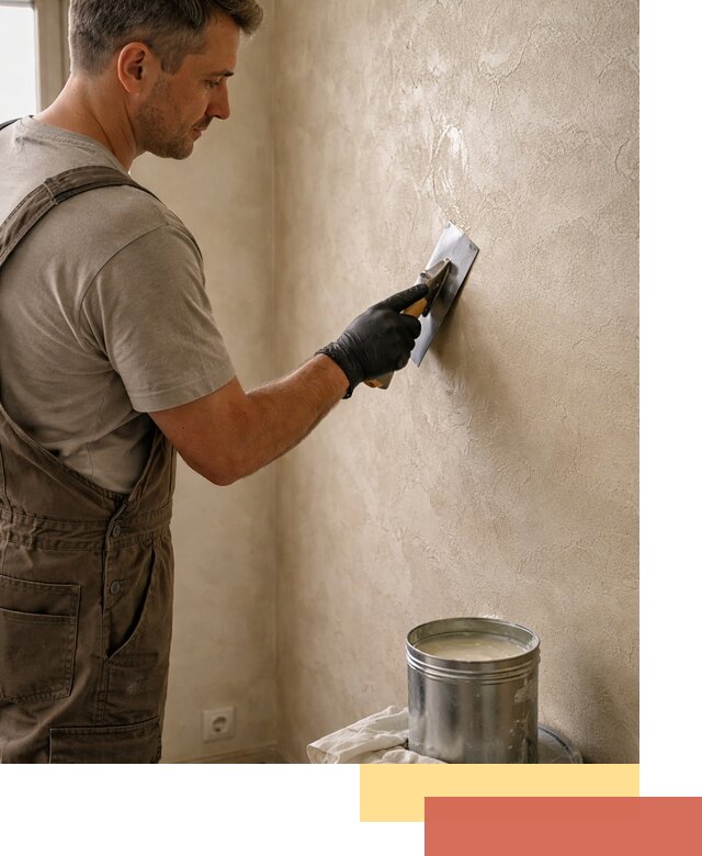 Нанесение воска на штукатурку в Лобне для защиты и блеска