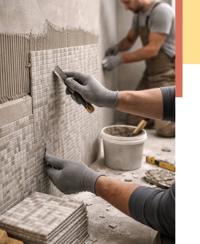 Облицовка стен мозаикой в Лобне от 3304 руб/м2 — укладка мозаики на стены | ОТДЕЛОЧНИК-Лбн