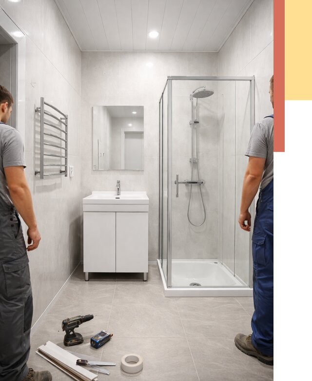 Отделка ванной комнаты панелями ПВХ в Лобне от 4647 руб. за м2 | ОТДЕЛОЧНИК-Лбн