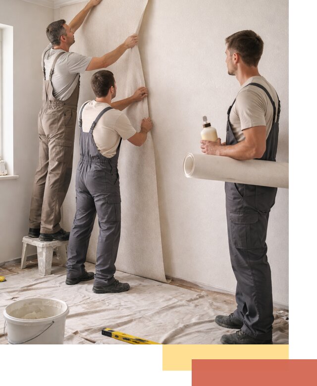 Оклейка стен обоями в Лобне — качественно и профессионально