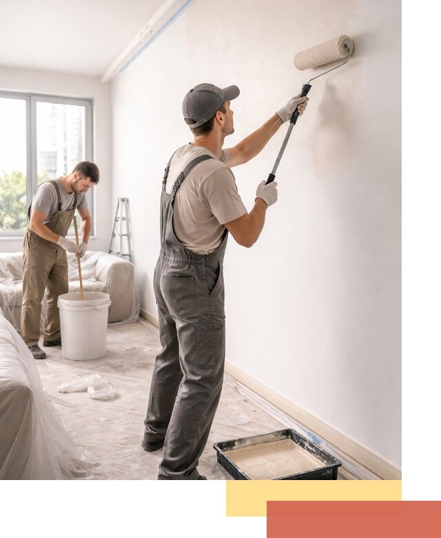 Покраска стен в офисе в Лобне — быстрый и качественный ремонт