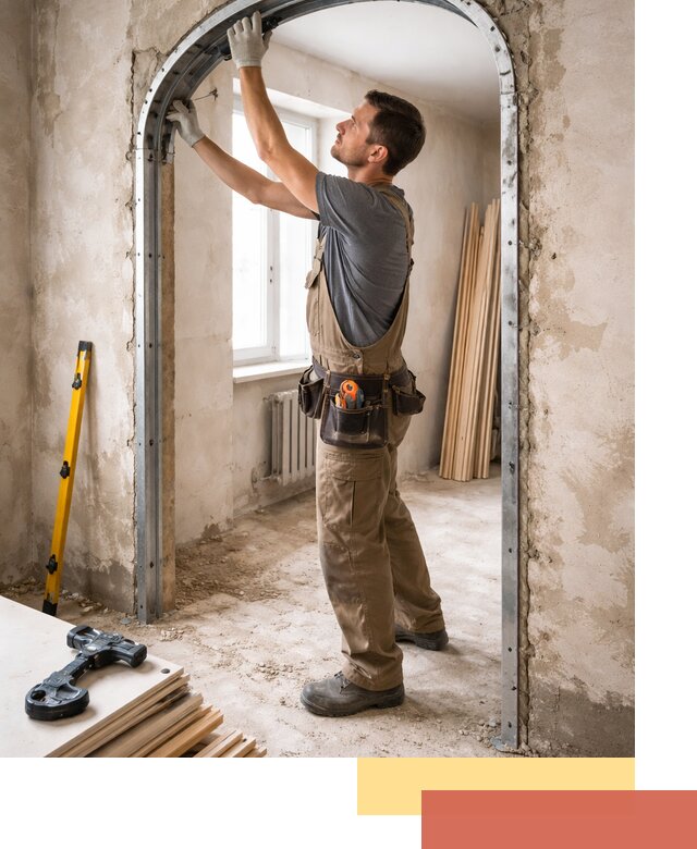 Устройство арочного проема в Лобне под ключ