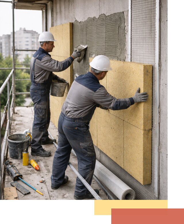 Утепление стен зданий и домов в Лобне качественно и надежно