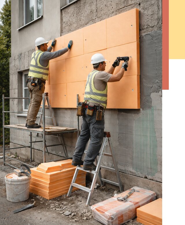Утепление стен пеноплексом в Лобне от 1910 руб./м2 — быстро и недорого | ОТДЕЛОЧНИК-Лбн