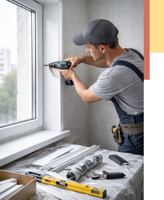 Установка пластиковых откосов в Лобне от 2323 руб. | ОТДЕЛОЧНИК-Лбн монтаж, быстро и недорого